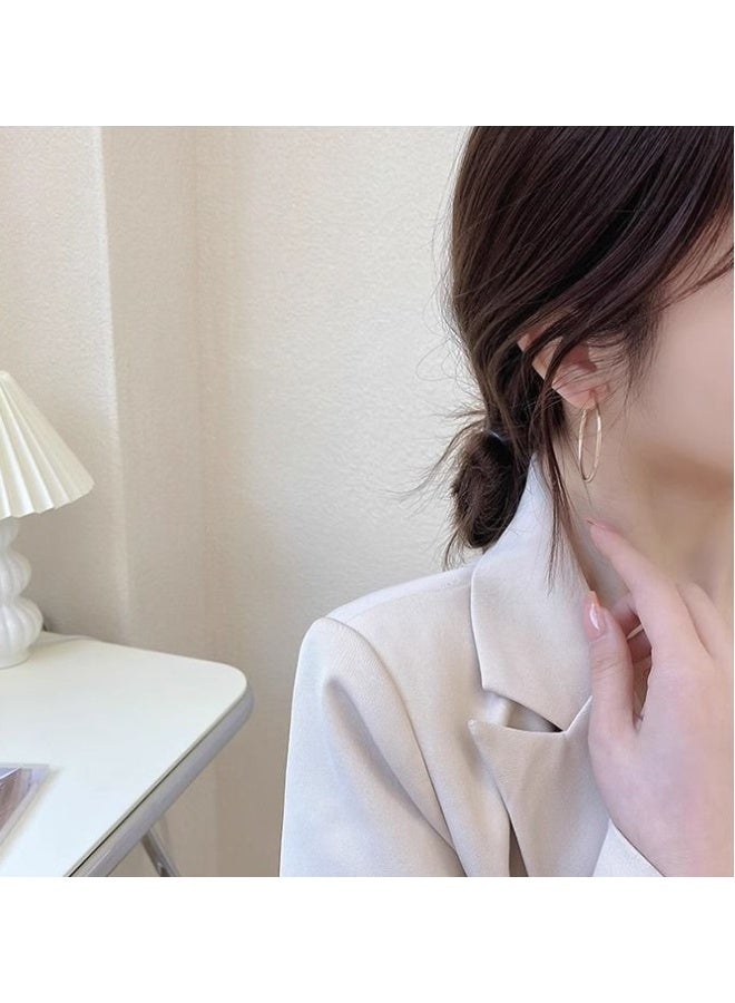 JAYATO 2025 مجموعة أقراط إلهة الرياح الجديدة 12 قطعة أقراط كبيرة - Image 2